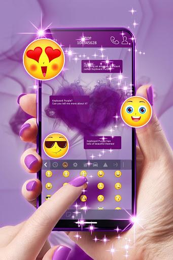 Purple Keyboard - عکس برنامه موبایلی اندروید