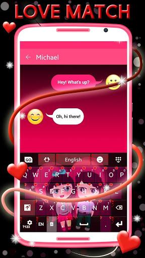 Love Keyboard Theme - Image screenshot of android app