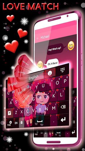 Love Keyboard Theme - Image screenshot of android app