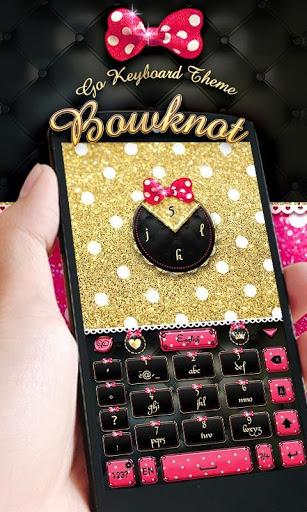 Bowknot GO Keyboard Theme - عکس برنامه موبایلی اندروید