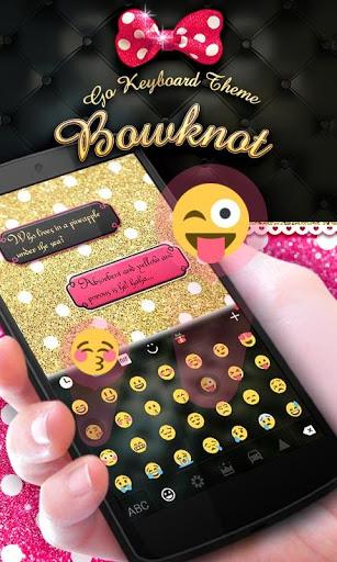 Bowknot GO Keyboard Theme - عکس برنامه موبایلی اندروید