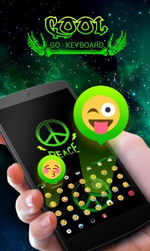 Cool GO Keyboard Theme & Emoji - Image screenshot of android app