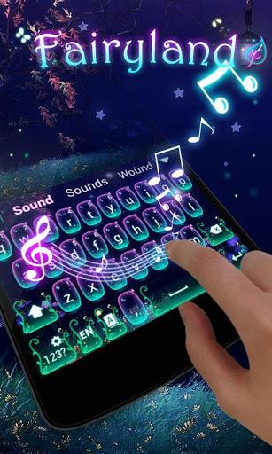 Fairy Land GO Keyboard Theme - عکس برنامه موبایلی اندروید