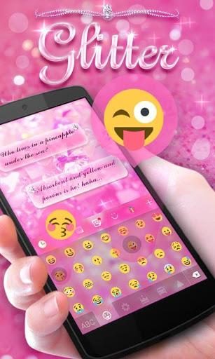 Glitter Pro GO Keyboard Theme - عکس برنامه موبایلی اندروید