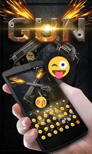Gun GO Keyboard Theme & Emoji - عکس برنامه موبایلی اندروید