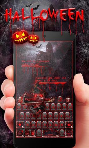 Halloween Keyboard Theme Emoji - Image screenshot of android app