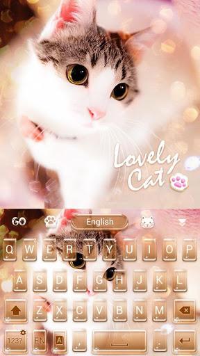 Lovely Cat Keyboard Theme - عکس برنامه موبایلی اندروید