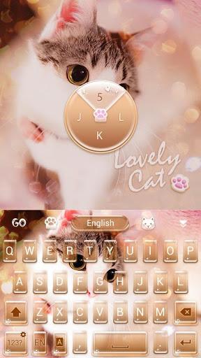 Lovely Cat Keyboard Theme - عکس برنامه موبایلی اندروید