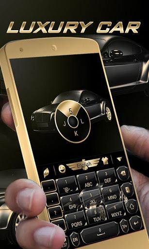 Luxury Car GO Keyboard Theme - Image screenshot of android app