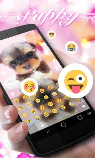 PUPPY GO Keyboard Theme - Image screenshot of android app