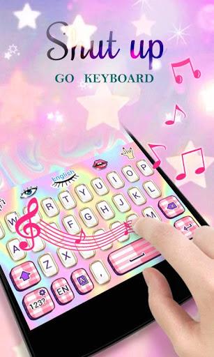 Shut Up GO Keyboard Theme - عکس برنامه موبایلی اندروید