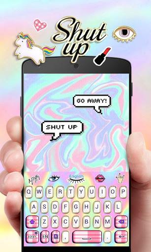 Shut Up GO Keyboard Theme - عکس برنامه موبایلی اندروید