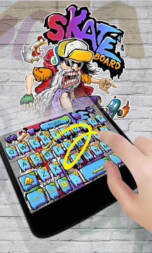 Skate GO Keyboard Theme - Image screenshot of android app