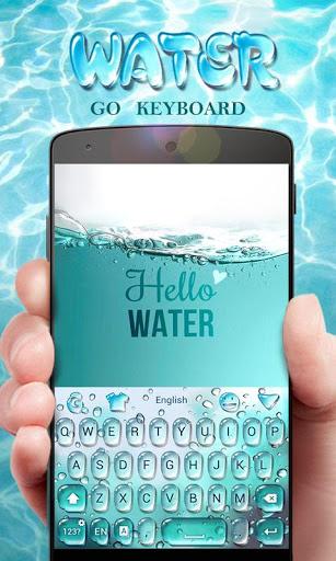 GO Keyboard Theme Water - Image screenshot of android app