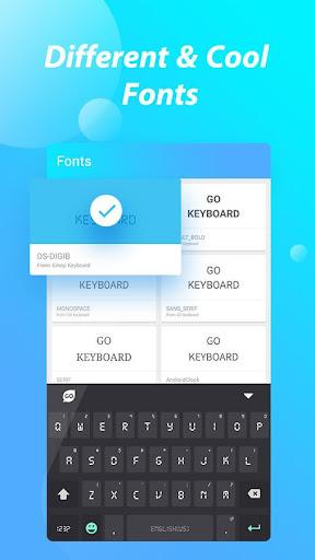 GO Keyboard Pro - Emoji, GIF, - عکس برنامه موبایلی اندروید