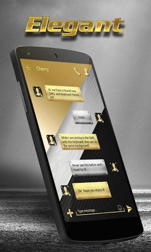 (FREE) GO SMS ELEGANT THEME - عکس برنامه موبایلی اندروید