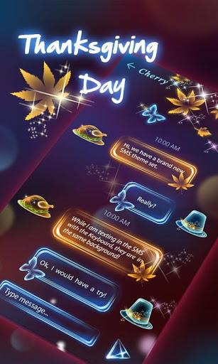 (FREE) GO SMS THANKSGIVING DAY - عکس برنامه موبایلی اندروید