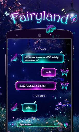 (FREE) GO SMS FAIRYLAND THEME - عکس برنامه موبایلی اندروید