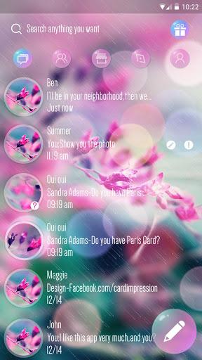 (FREE) GO SMS IN SPRING THEME - Image screenshot of android app