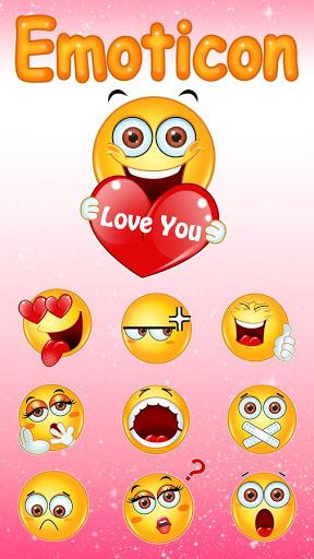 (FREE) GO SMS EMOTICON STICKER - Image screenshot of android app