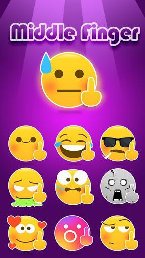 FREE - GO SMS FINGER STICKER - عکس برنامه موبایلی اندروید