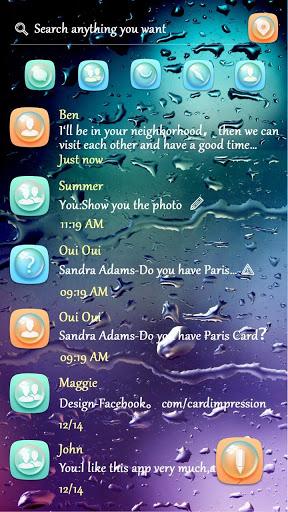 GO SMS BEADS THEME - Image screenshot of android app