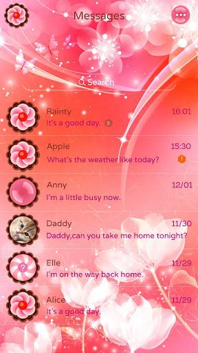 GO SMS PRO CRYSTAL THEME - Image screenshot of android app