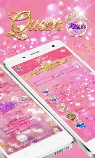 GO SMS PRO QUEEN THEME - Image screenshot of android app