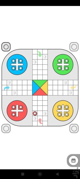 منچک - بازی منچ 2 تا 4 نفره آفلاین - Gameplay image of android game