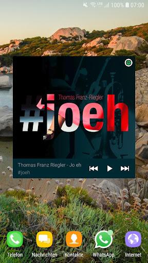 Material Music Widget - عکس برنامه موبایلی اندروید
