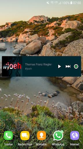 Material Music Widget - عکس برنامه موبایلی اندروید