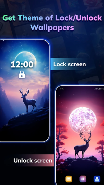 Auto Wallpaper Changer ۴K & HD - عکس برنامه موبایلی اندروید