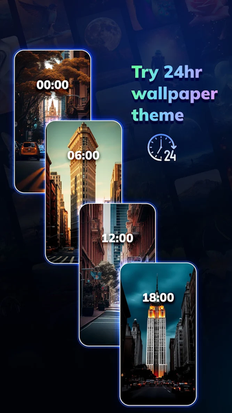 Auto Wallpaper Changer ۴K & HD - عکس برنامه موبایلی اندروید