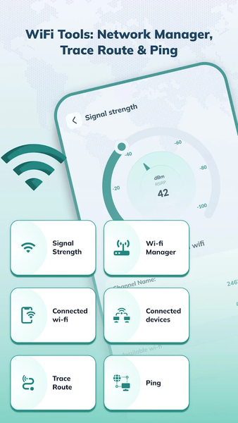 Signal Strength Scanner - عکس برنامه موبایلی اندروید