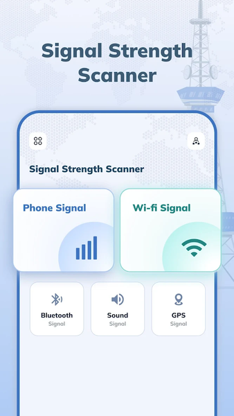 Signal Strength Scanner - عکس برنامه موبایلی اندروید