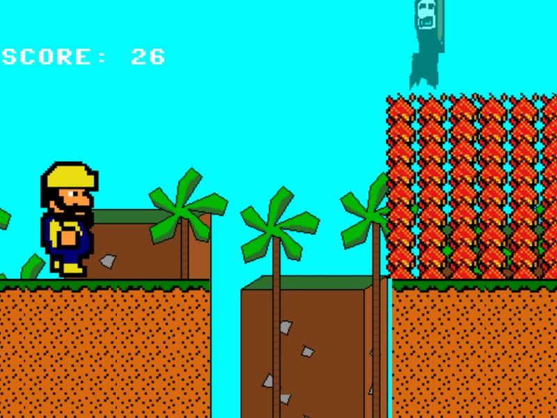 8-Bit Endless Runner - Gameplay image of android game