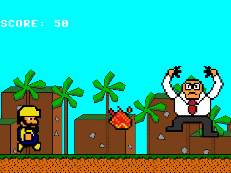 8-Bit Endless Runner - Gameplay image of android game