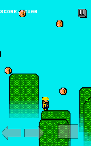 8-Bit Jump: 2d Platformer - Gameplay image of android game