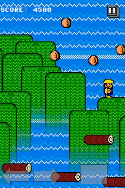 8-Bit Jump: 2d Platformer - Gameplay image of android game