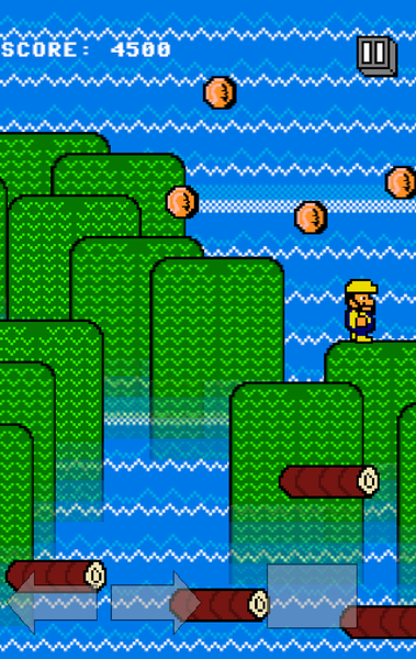 8-Bit Jump: 2d Platformer - Gameplay image of android game