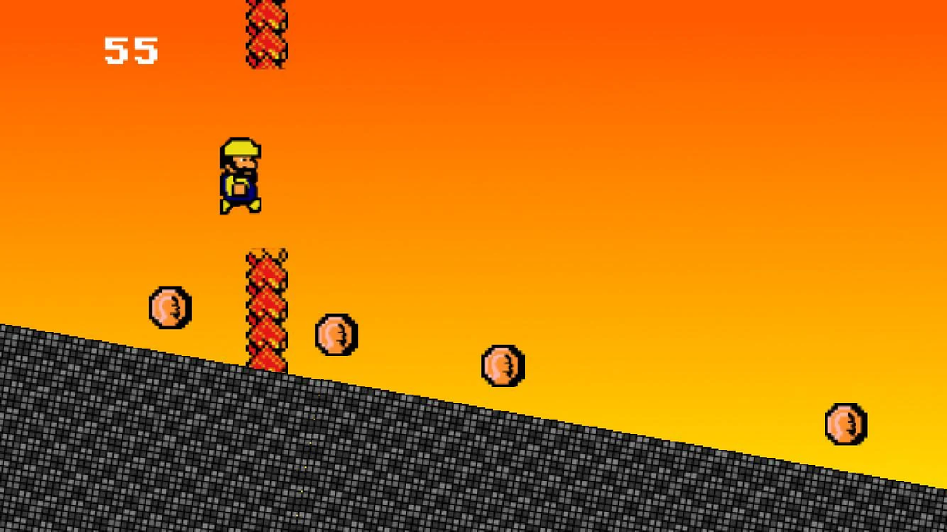 8-Bit Slide - Gameplay image of android game