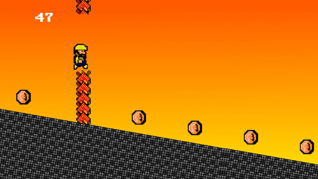 8-Bit Slide - Gameplay image of android game