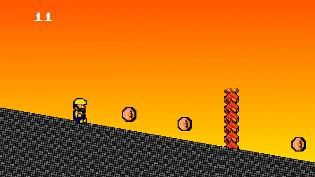 8-Bit Slide - Gameplay image of android game