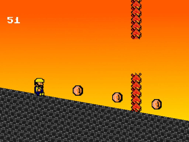 8-Bit Slide - Gameplay image of android game