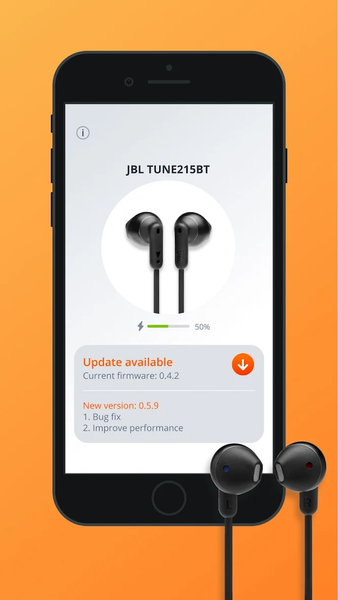 JBL Firmware Update: On Tune۲۱۵BT and Tune۱۲۵BT - عکس برنامه موبایلی اندروید