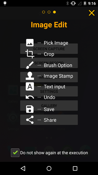 Touchshot (Screenshot) - عکس برنامه موبایلی اندروید