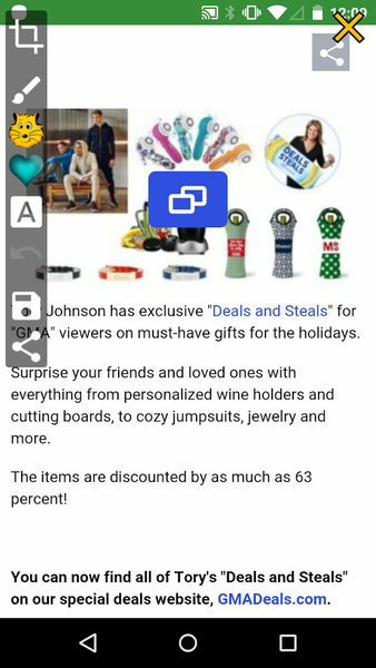 Touchshot (Screenshot) - عکس برنامه موبایلی اندروید