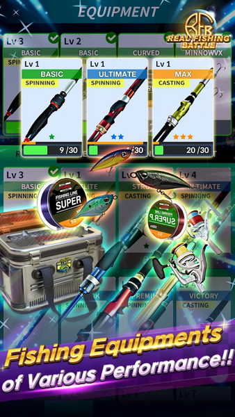 Real Fishing Battle - عکس بازی موبایلی اندروید