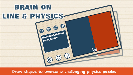 Brain on Line vs Physics Puzzle - Gameplay image of android game