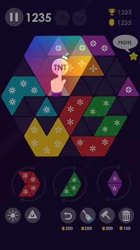 Make Turbo Hexa Puzzle - Gameplay image of android game